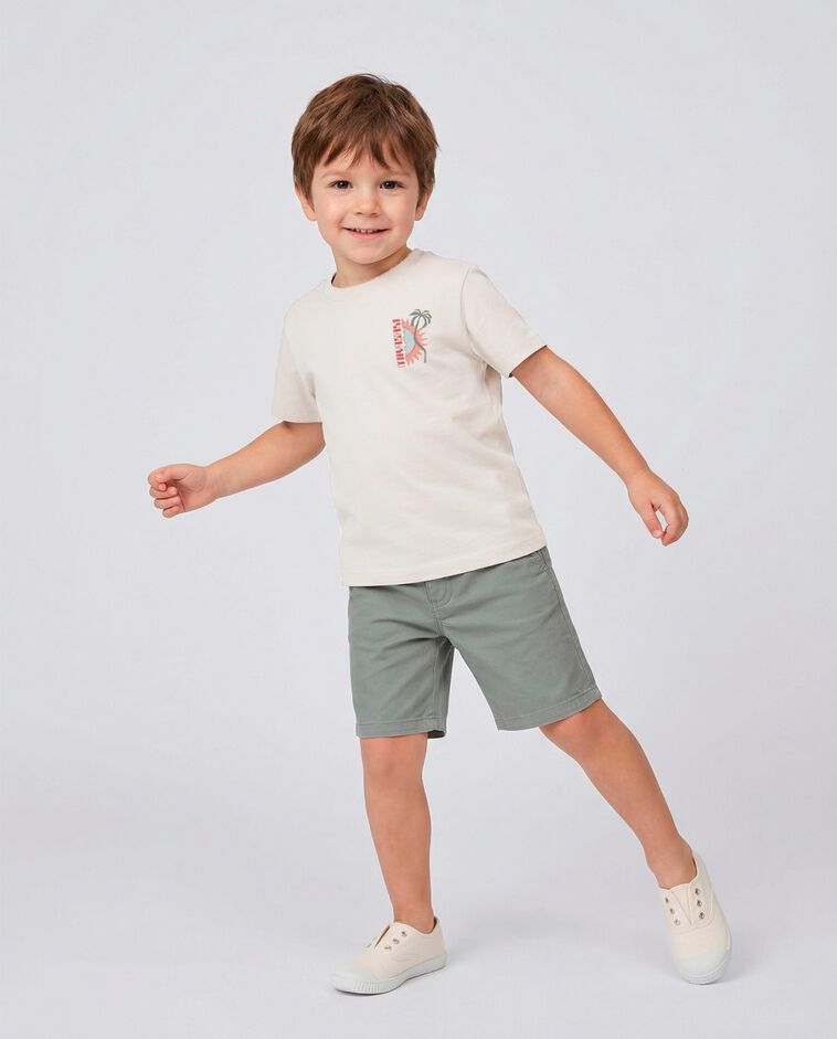 Camiseta estampado surf blanco