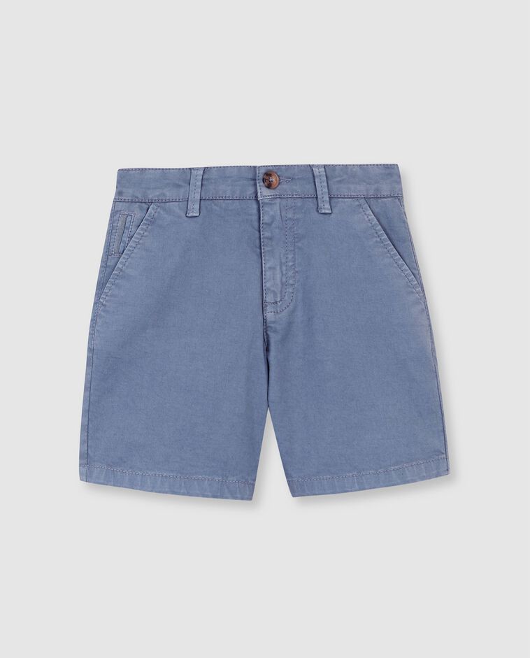 Pantal&oacute;n chino corto azul claro