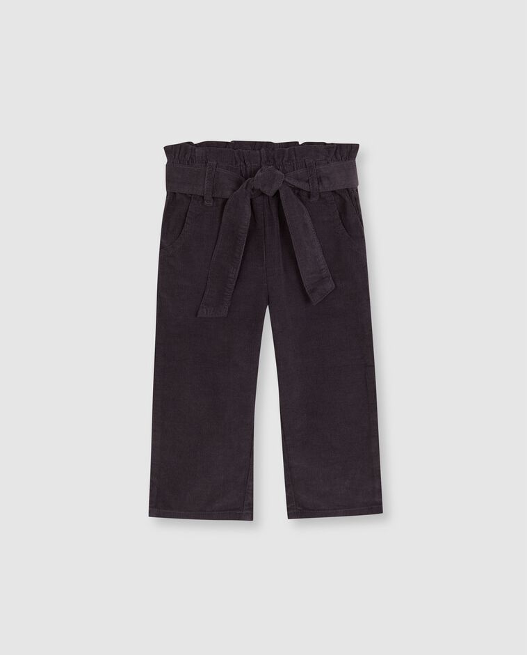 Pantal&oacute;n de micropana gris beb&eacute;