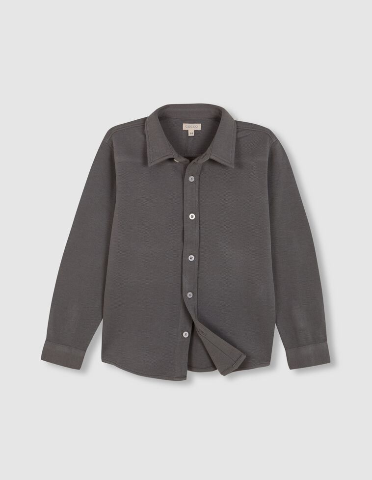 Camisa polo verde oscuro