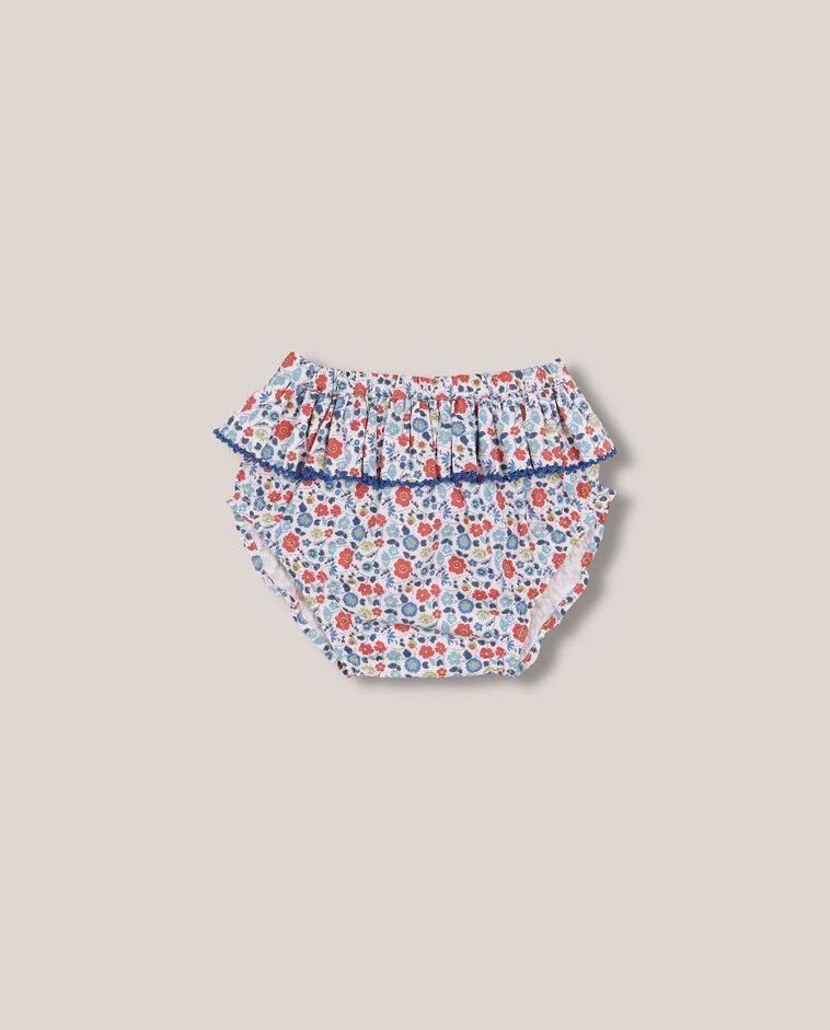 Bombacho flor fluor blanco