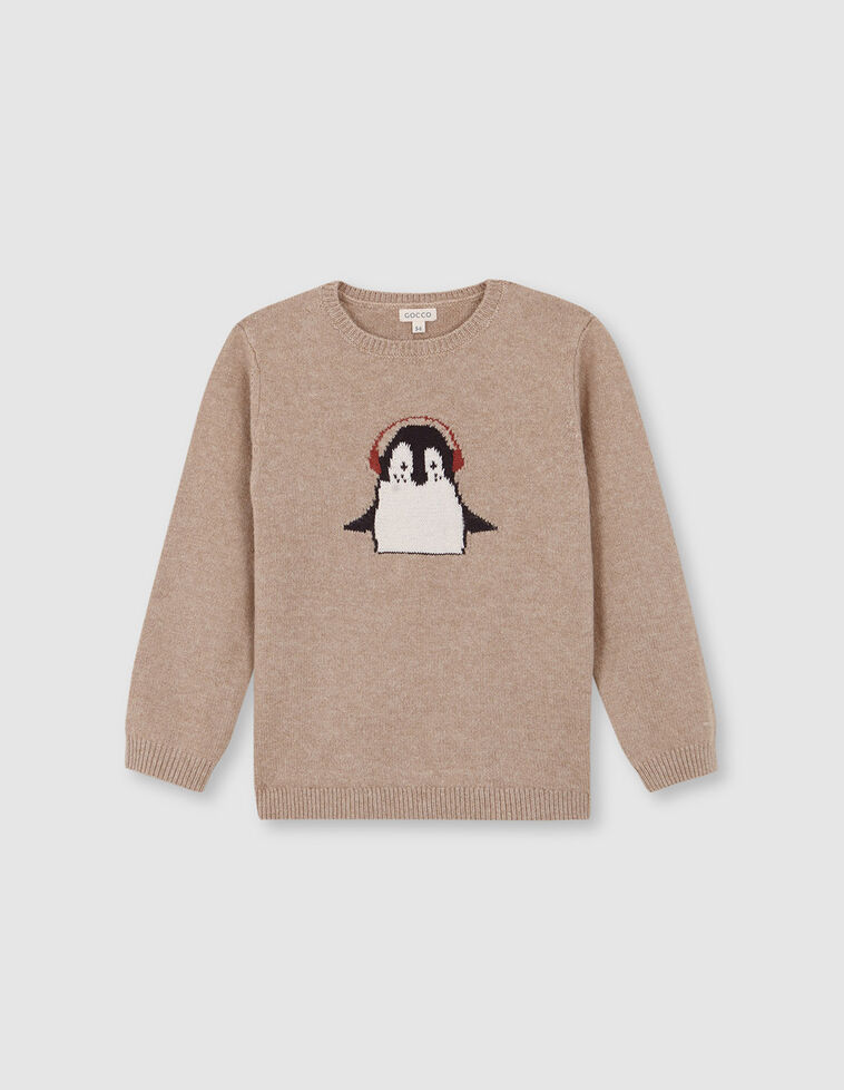 Jersey pingüino beige