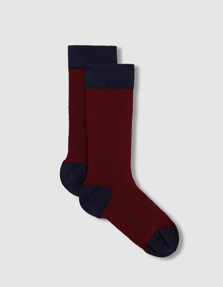 Calcetines de espiga rosa