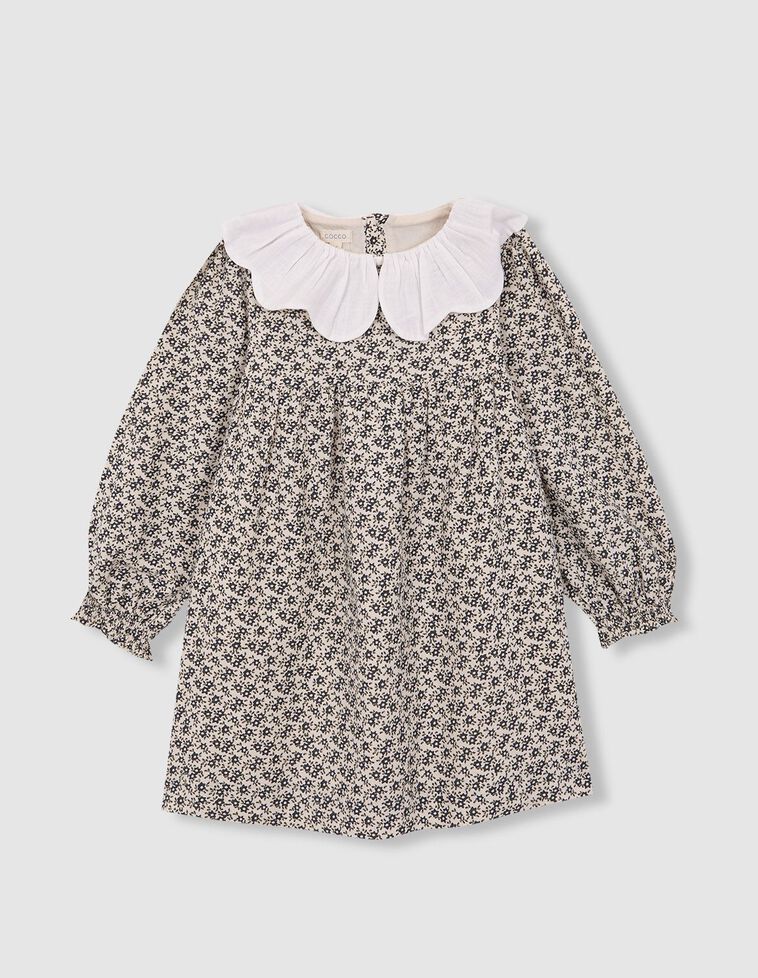 Vestido florecitas blanco