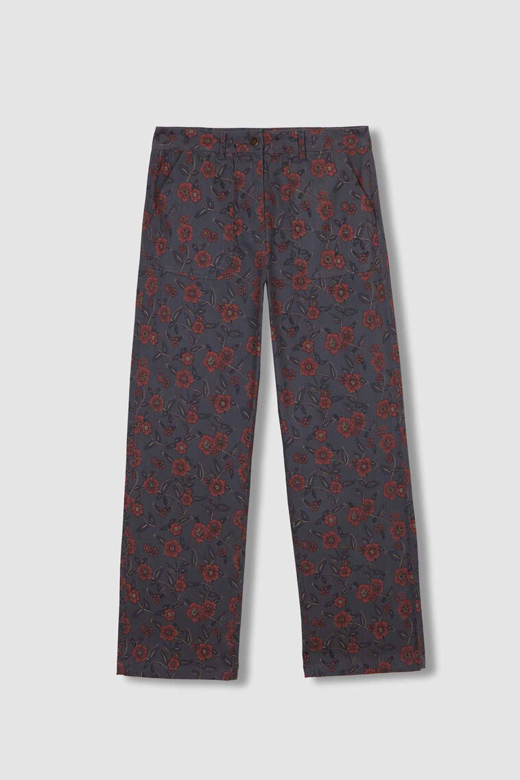 Pantalón estampado para madre verde