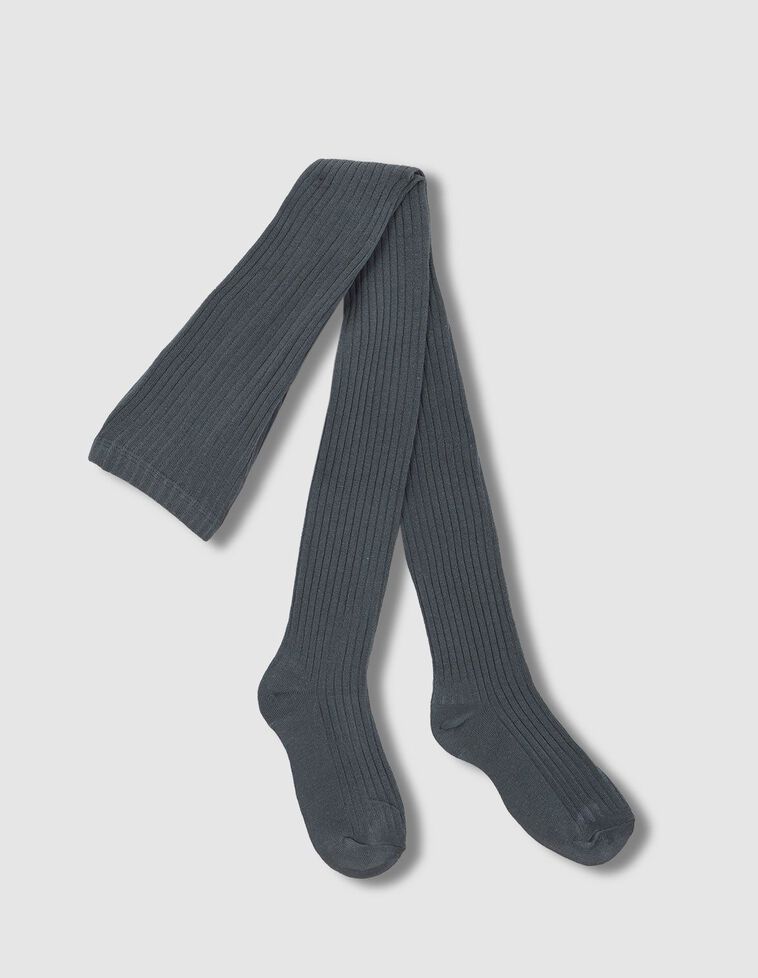 Leotardos de canalé verde