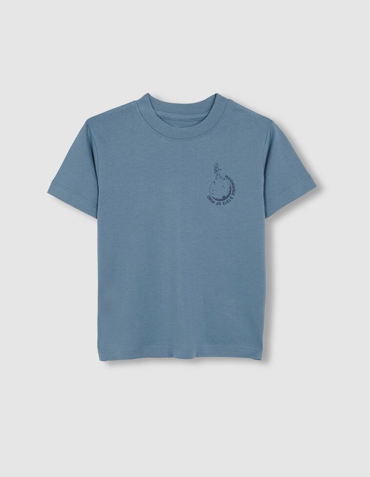 Camiseta print moonwalk verde