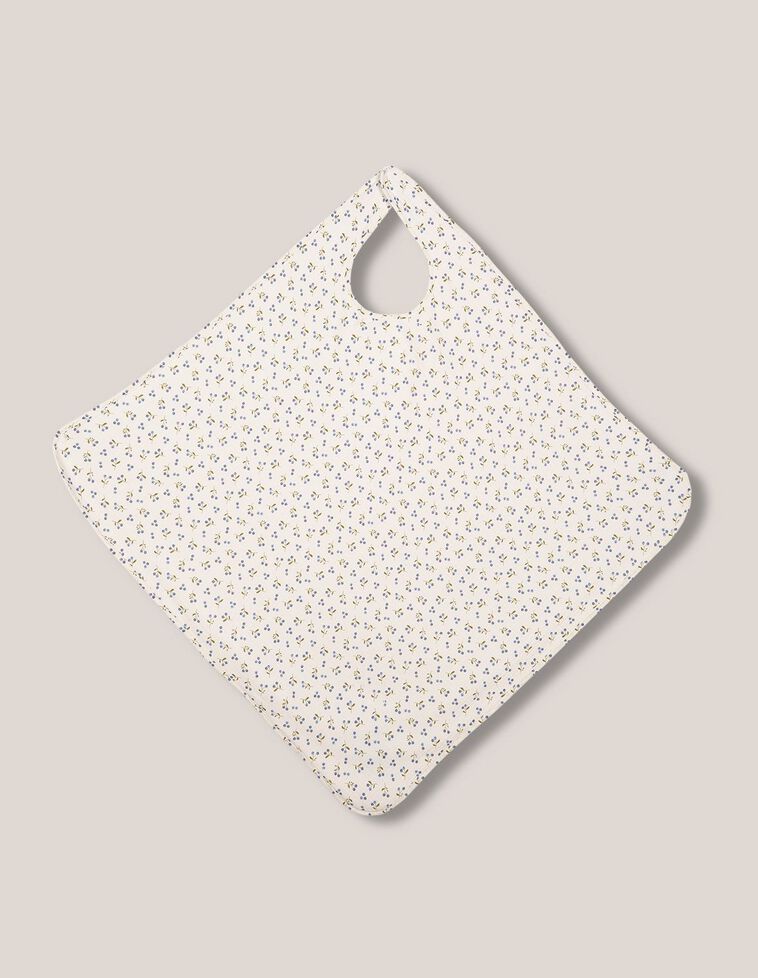 Toalla combinada con capucha crudo