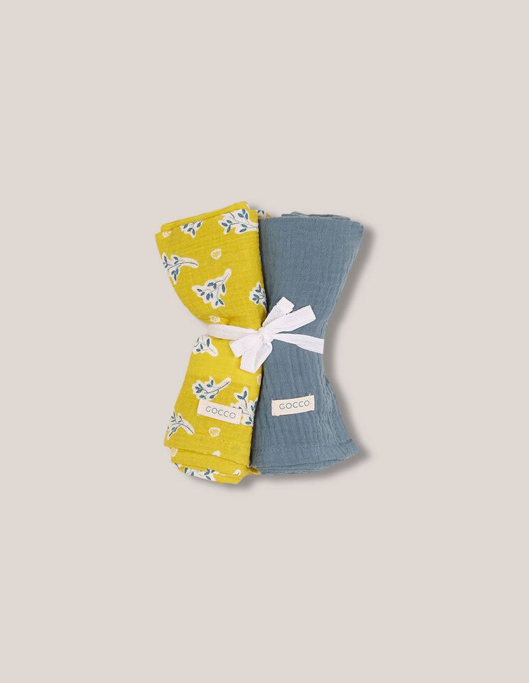 Pack de muselinas combinadas amarillo
