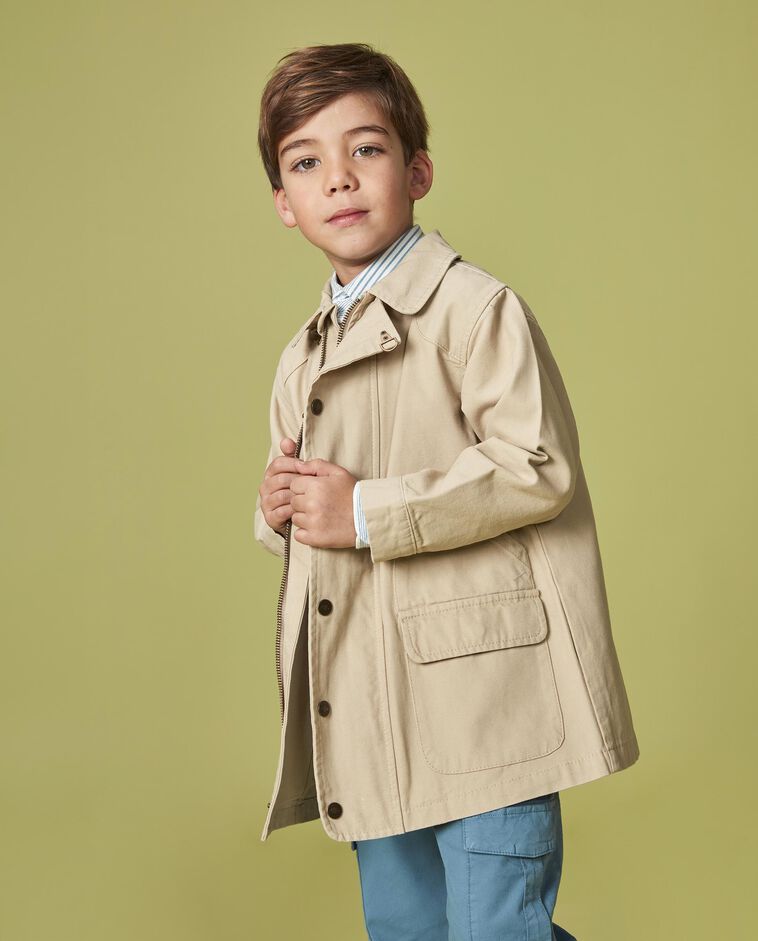 Parka marr&oacute;n