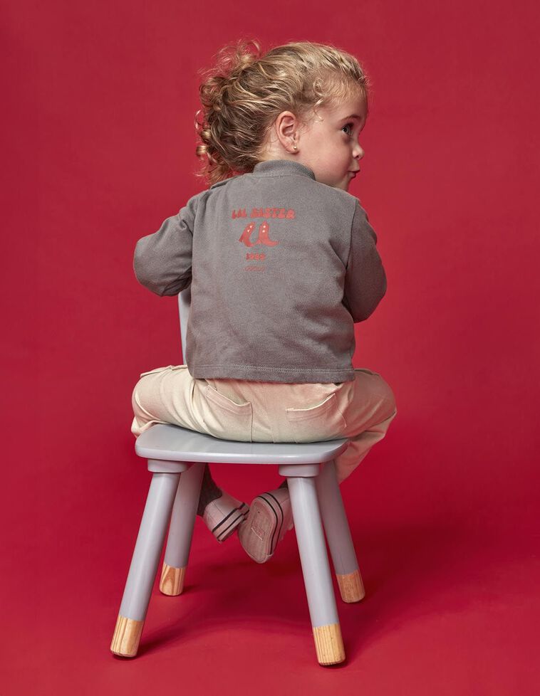 Sudadera lil sister gris