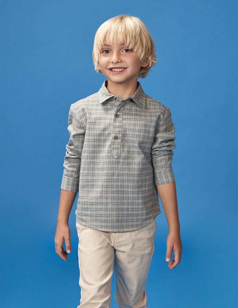 Camisa cuadros verde