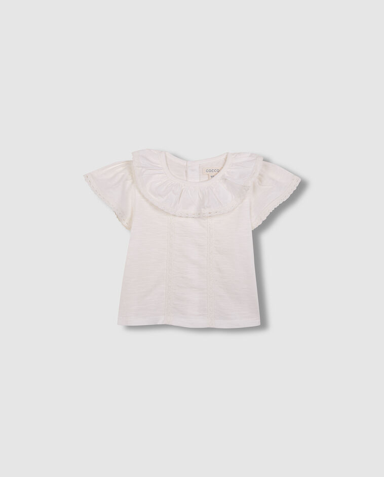 Camiseta manga corta blanco