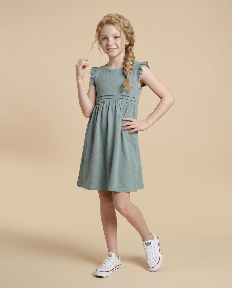 Vestido de punto verde
