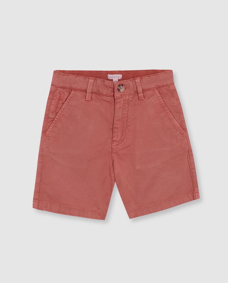 Pantal&oacute;n chino corto rosa