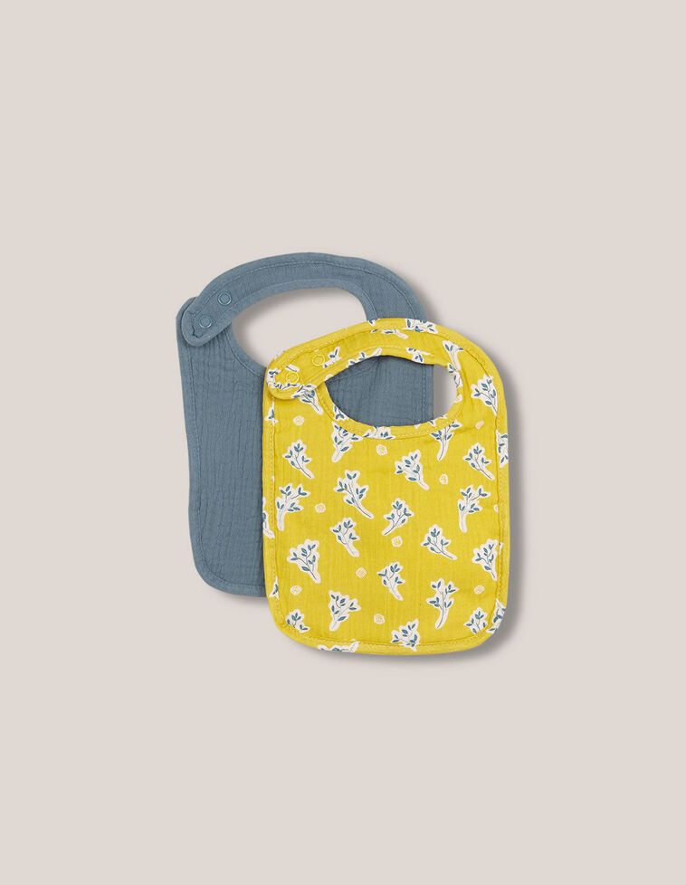 Pack de baberos combinados amarillo