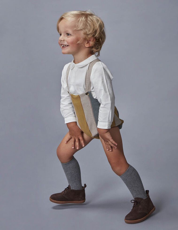 Camisa body cuello bebe blanco