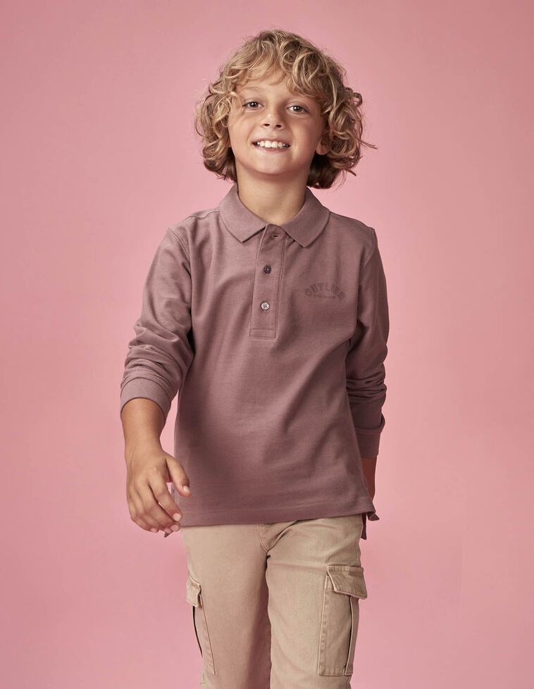 Polo de piqué con grafico
