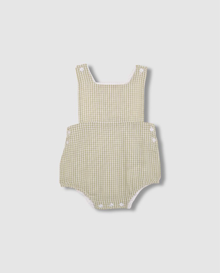 Ranita estampada vichy blanco