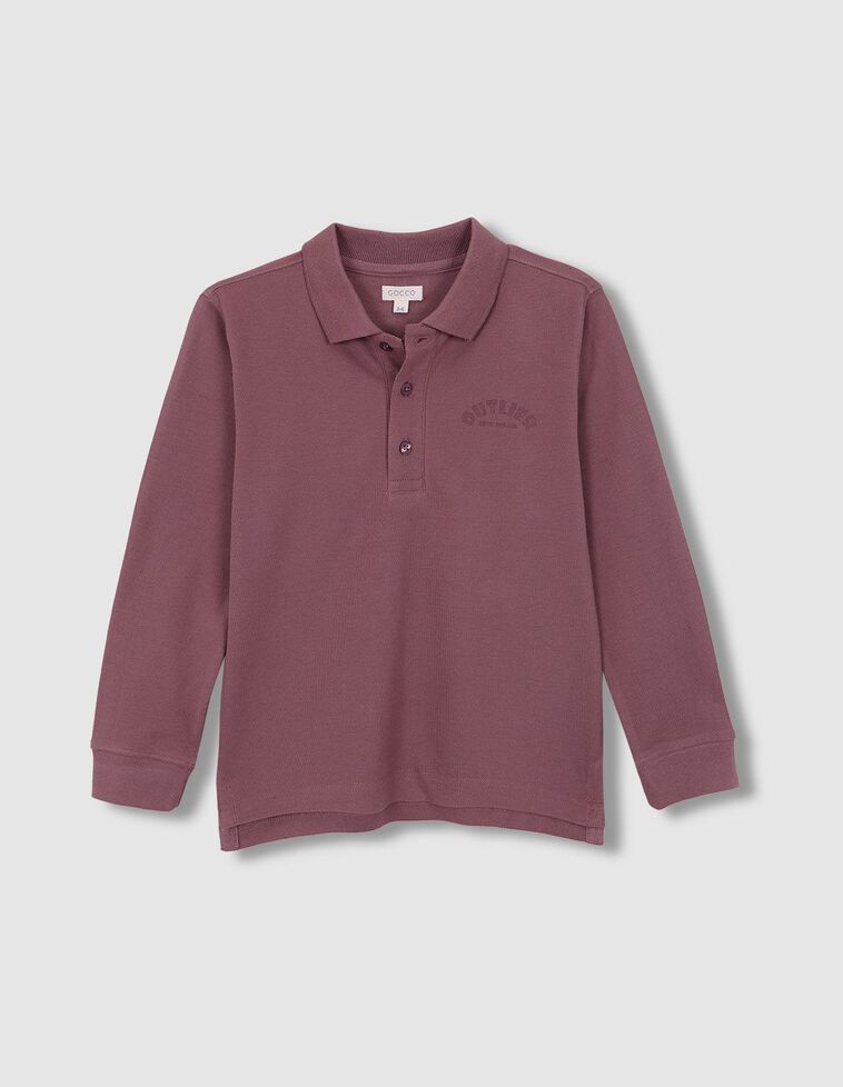 Polo de piqué con grafico