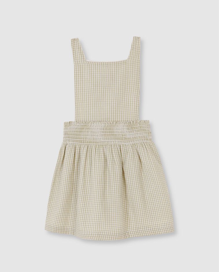 Pichi cuadro vichy blanco