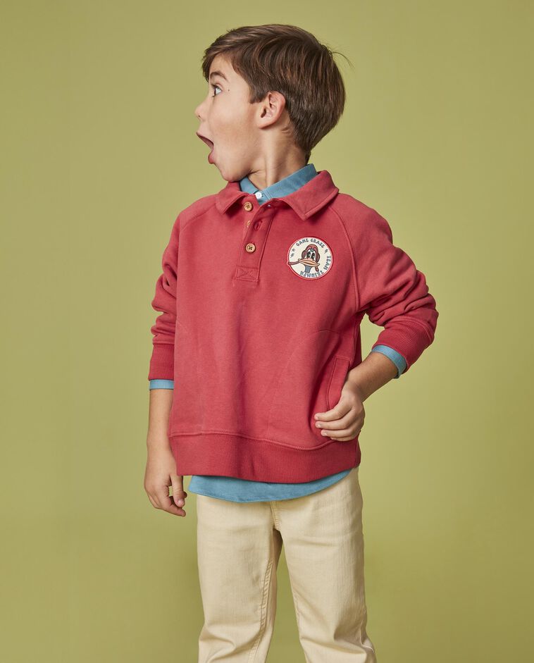 Sudadera summer print coral