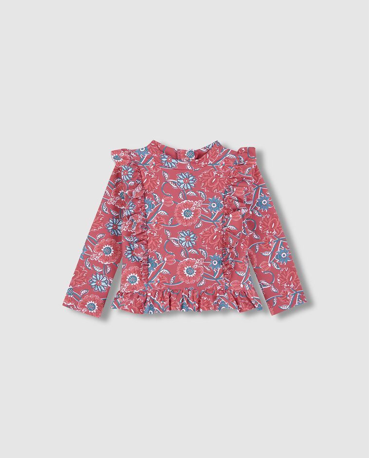 Camiseta protecci&oacute;n solar rosa