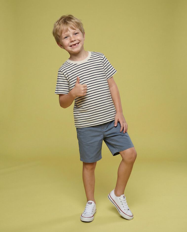 Camiseta marinera blanco