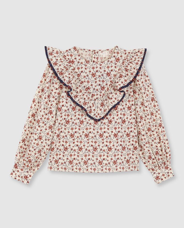 Blusa madre de flores amarillo 