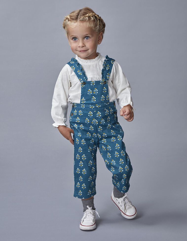 Peto largo estampado verde