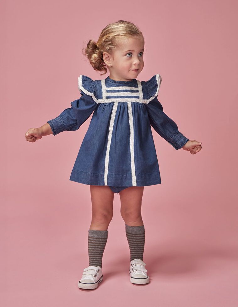 Vestido vaquero azul claro