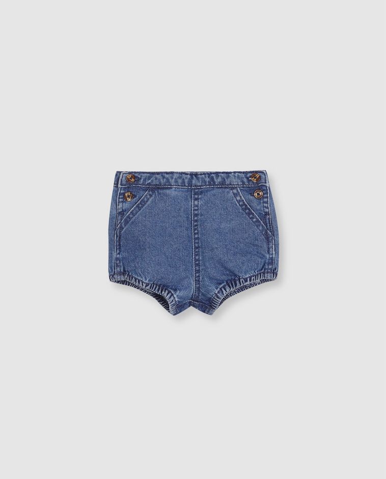 Bombacho denim azul claro beb&eacute;