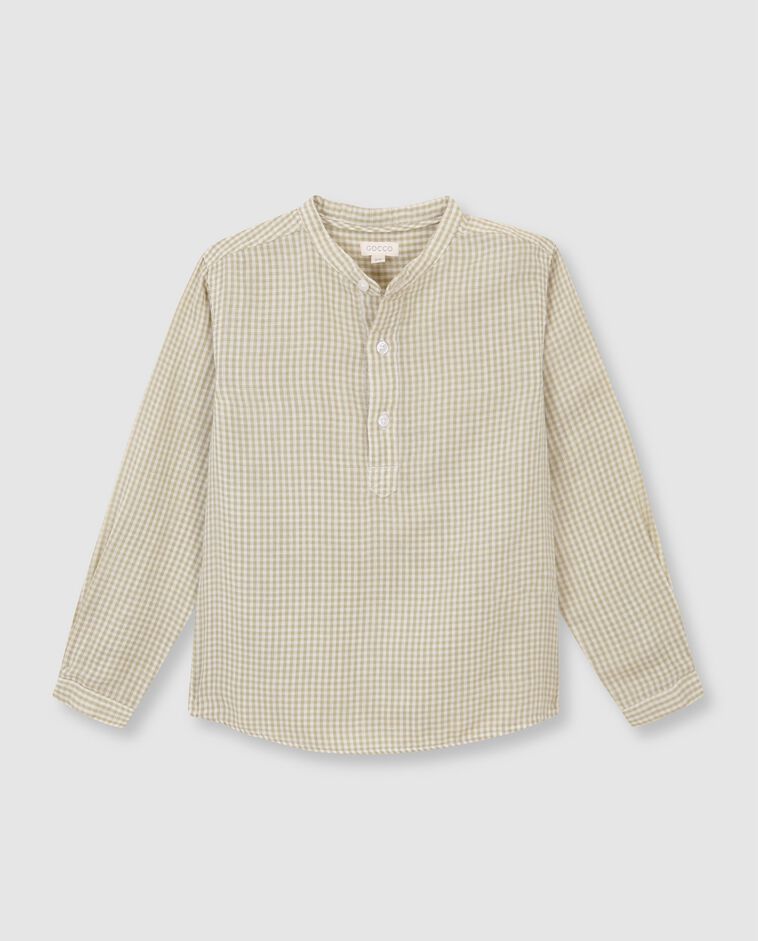 Camisa mao vichy blanco